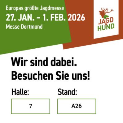 Plakat der Messe "Jagd & Hund" 2026