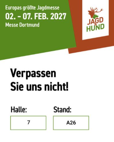 Plakat der Messe "Jagd & Hund" 2027