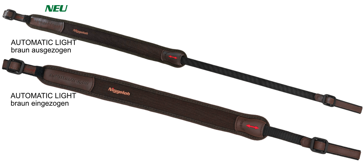 Niggeloh AUTOMATIC LIGHT Gewehrgurt in braun