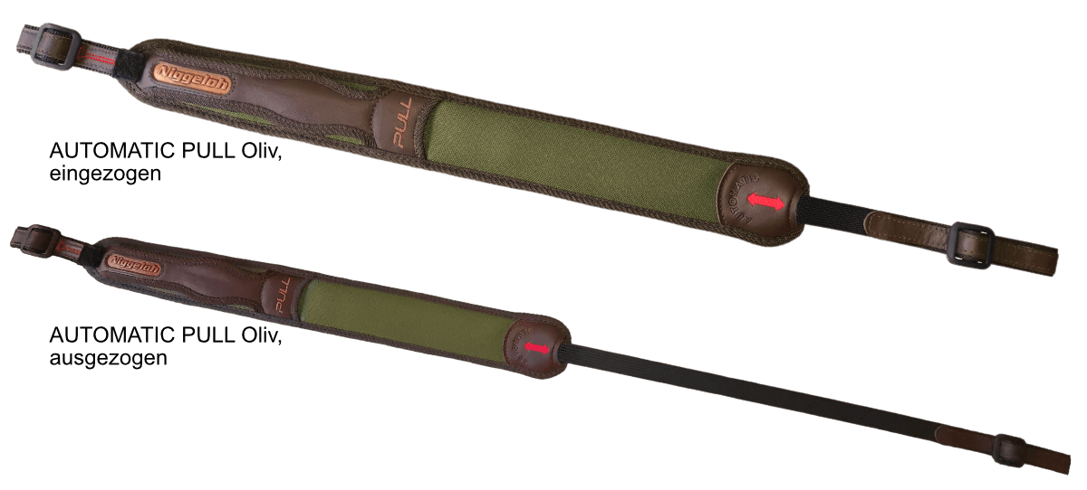 Gewehrgurt AUTOMATIC PULL in oliv
