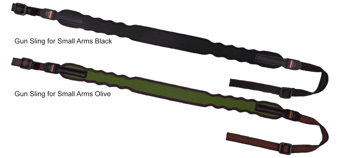 Rifle Sling in black and in olive