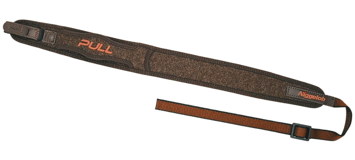 Gewehrgurt Classic Loden „PULL“ Braun