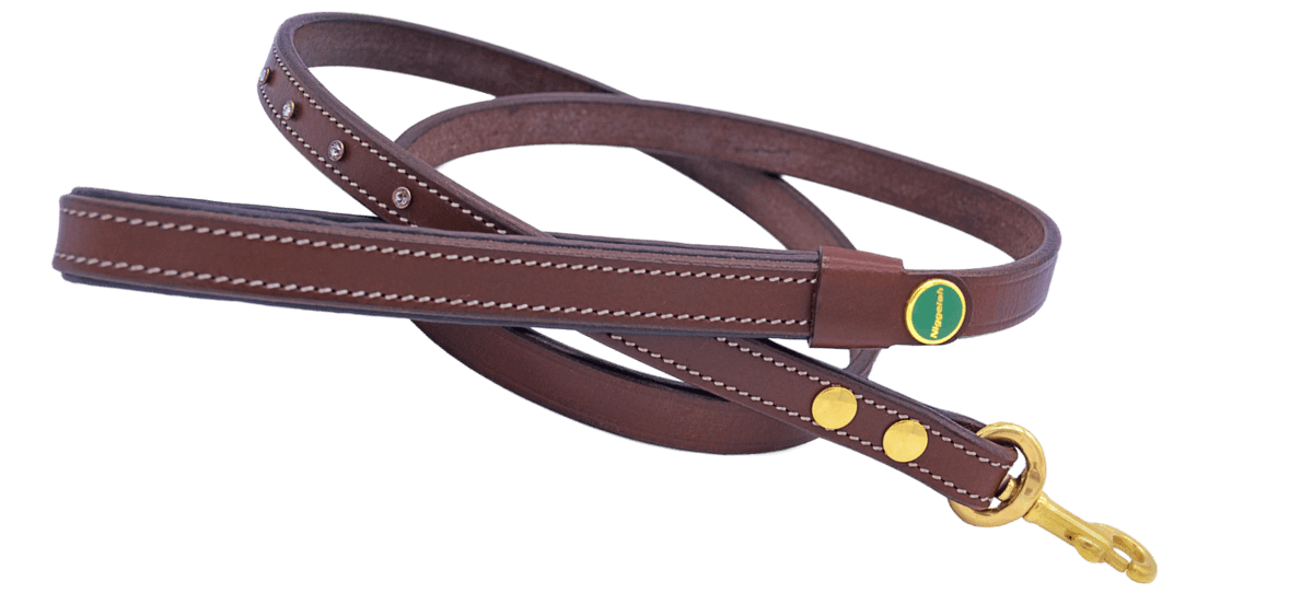 Lederleine STAR in braun