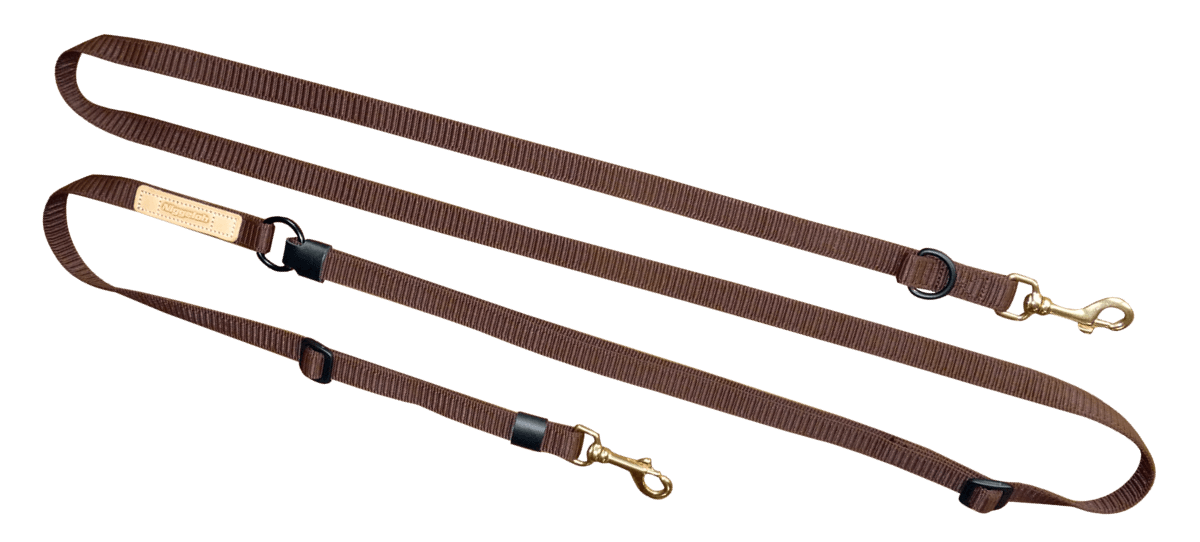 Umhängeleine DeLuxe 20mm in braun