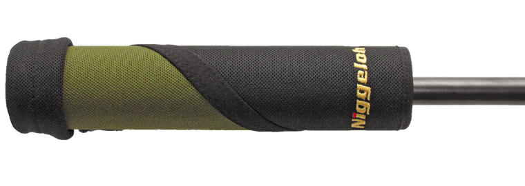 Schalldämpfer Cover in oliv-schwarz