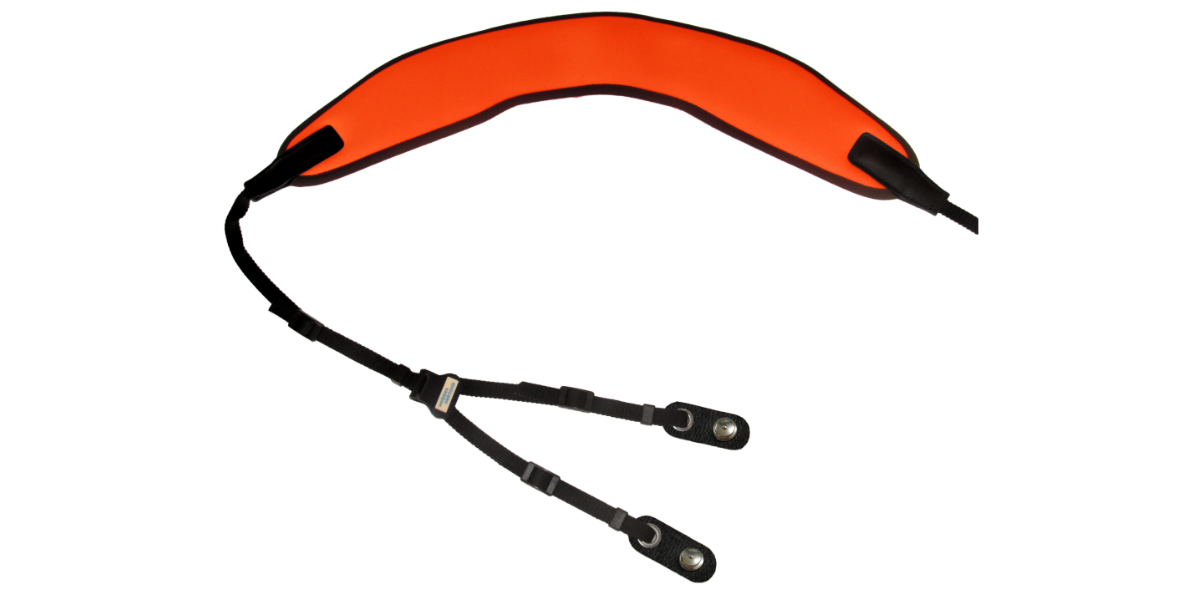 Tragegurt aus Neopren mit 2x2 Tenaxknöpfen