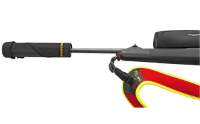 Schalldämpfercover am Gewehr