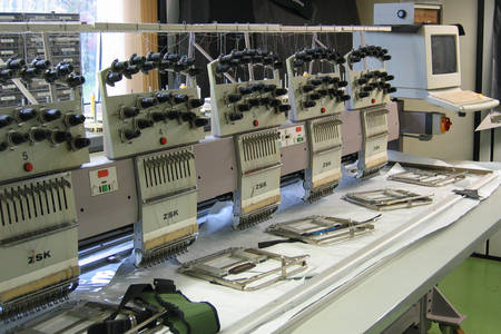 Stickmaschinen bei Niggeloh